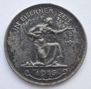 WW1 Germany IN EISERNER ZEIT Charity Medal  