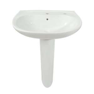 TOTO LPT242G 01 Prominence Lavatory and Pedestal with Single Hole 