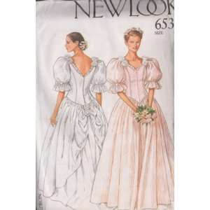 Seven Sizes In One Wedding Dress New Look Sewing Pattern 6538 (Size 6 