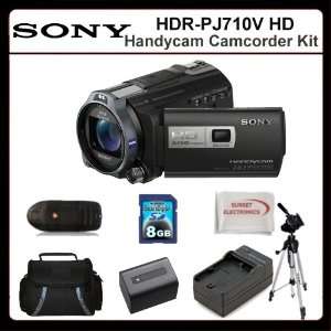 Sony HDR PJ710V High Definition Handycam Camcorder (Black), Extended 