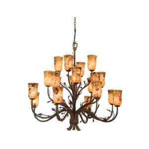 Kalco Lighting 5040 Ponderosa 20 Light Chandeliers in Sycamore (Sc 