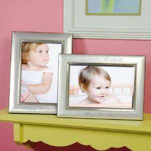  Exclusive Gifts and Favors Vertical Beaded Silver Frame By 