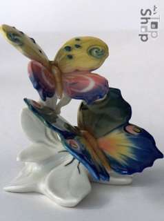 BUTTERFLY BUTTERFLIES  Old KARL ENS Porcelain Figure Figurine Germany 