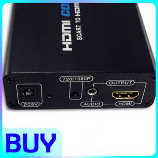 SCART to HDMI 1080p UPSCALER Converter Adapter Sky Wii  