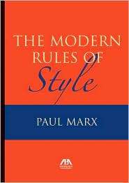 Modern Rules of Style, (1590318056), Paul Marx, Textbooks   Barnes 