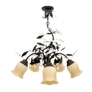  Livex 5225 50 Chalet 5 Light Chandeliers in Moroccan Gold 