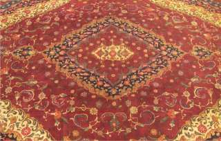 10x13 Handmade Carpet Antique Persian Bidjar Wool Rug  