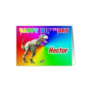  Hector, T rex Birthday Card Eater Card Health & Personal 
