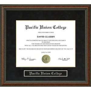 Pacific Union College (PUC) Diploma Frame  Sports 