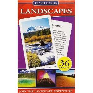  Landscapes Flash Cards Toys & Games