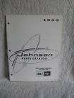 1963 Johnson 28HP Outboard Part Catalog RX RXL 11A