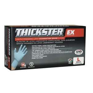   6604 Thickster X Large Textured Exam Grade Latex Gloves Automotive