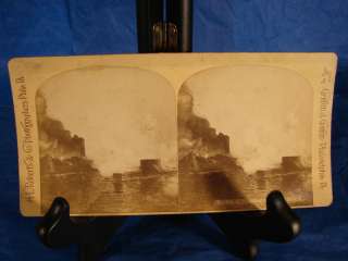 Griffith Stereoview Battle of the Monitor and Merrimack  