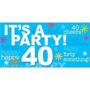  Time to Party 40, Invitation, 8 Count 
