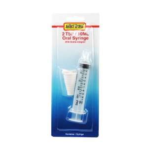  2 tsp, 10 mL Oral Syringe with Bottle Adapter Health 