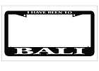 Have Been to Bali License Plate Frame Car Tag