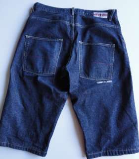 TOMMY HILFIGER Mens Shorts Slouch Fit Denim Very Long 36 x 17 (tag 