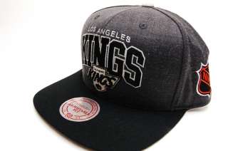 Los Angeles Kings GREY ARCH Snapback NHL Hockey Mitchell & Ness Hat 