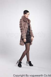 182 new real fox rabbit fur 3 color coat/jacket/vest  