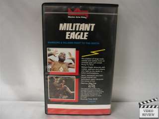 Militant Eagle VHS Choi Yue, Lu Ping, Pai Ying  