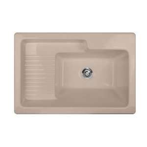   Sink with recessed Drainboard and 3 Faucet Holes 653