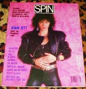 JOAN JETT on the Cover of SPIN 1987 MINT NO LABEL  