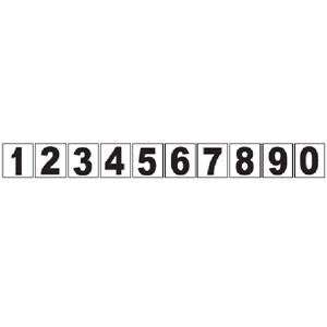    ONeal Racing 6 Deluxe Block Numbers   2/White Automotive