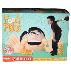   Gemmy Self   Inflating Food Fight Game, 4   Feet Wide Toys & Games