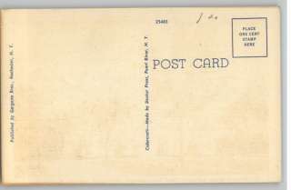 Linen Postcard Womens CollegeRochester,New York/NY  