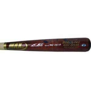 Mike Aviles Autographed Game Used WBC 2009 Bat   Autographed MLB 