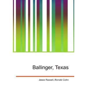 Ballinger, Texas Ronald Cohn Jesse Russell  Books