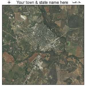    Aerial Photography Map of Ballinger, Texas 2008 TX 