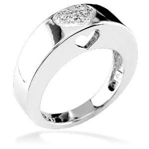    Diamond Heart Ring in 14K, 6pts Sziro Jewelry Designs Jewelry