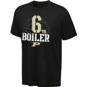    Purdue Boilermakers Black 6th Boiler T Shirt