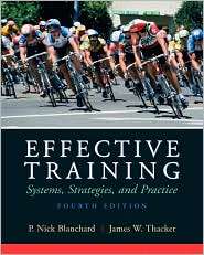   Training, (013607832X), P. Nick Blanchard, Textbooks   