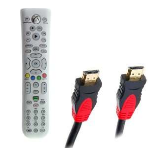  GTMax Media DVD Remote Control + 6FT Gold Plated HDMI with 