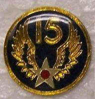Hat Lapel Push Tie Tac Pin WW2 15th Air Force NEW  