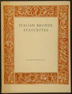 Italian Bronze Statuettes / Figures 15th 18th Century  