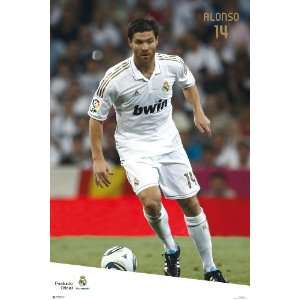 Xabi Alonso Real Madrid Poster   Season 11/12, Ships from USA  