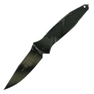   Clip Point Knife with D2 Blade and Glass Breaker