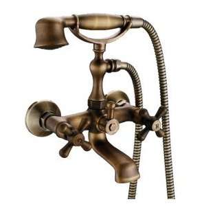  Antique Inspired Tub Faucet with Hand Shower (Antique 