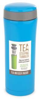 Blue Tea Tumbler with Strainer