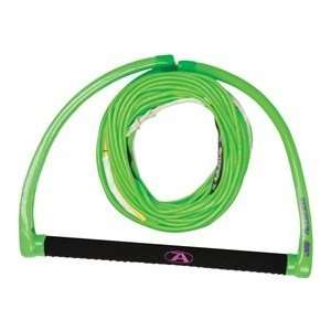  2011 Accurate Chamois Wakeboard Handle with X Line   Green 
