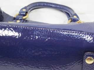 NWT COACH 12957 Madison Plum Purple Patent Leather Sabrina  