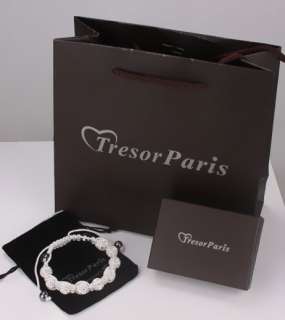 2012HotTresor Paris Shamballa Czech Crystal Beads Bracelet(box+pouch 