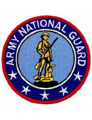 Army National Guard Embroidered Patch ANG Insignia US Military Iron On 