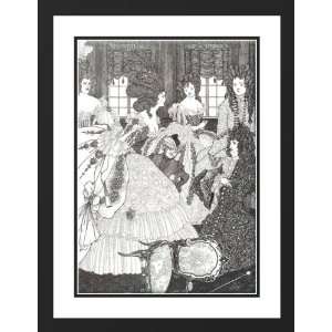 Beardsley, Aubrey 19x24 Framed and Double Matted The Battle of the 