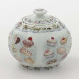  Cupcakes and Cookies Covered Sugar Bowl 12oz By Cardew 