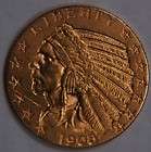 1908 S Gold $5.00 Half Eagle   ToughCOINS