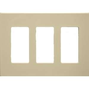 Morris Products 80910 Decorator Wallplate, Screwless, Snap In, Ivory 